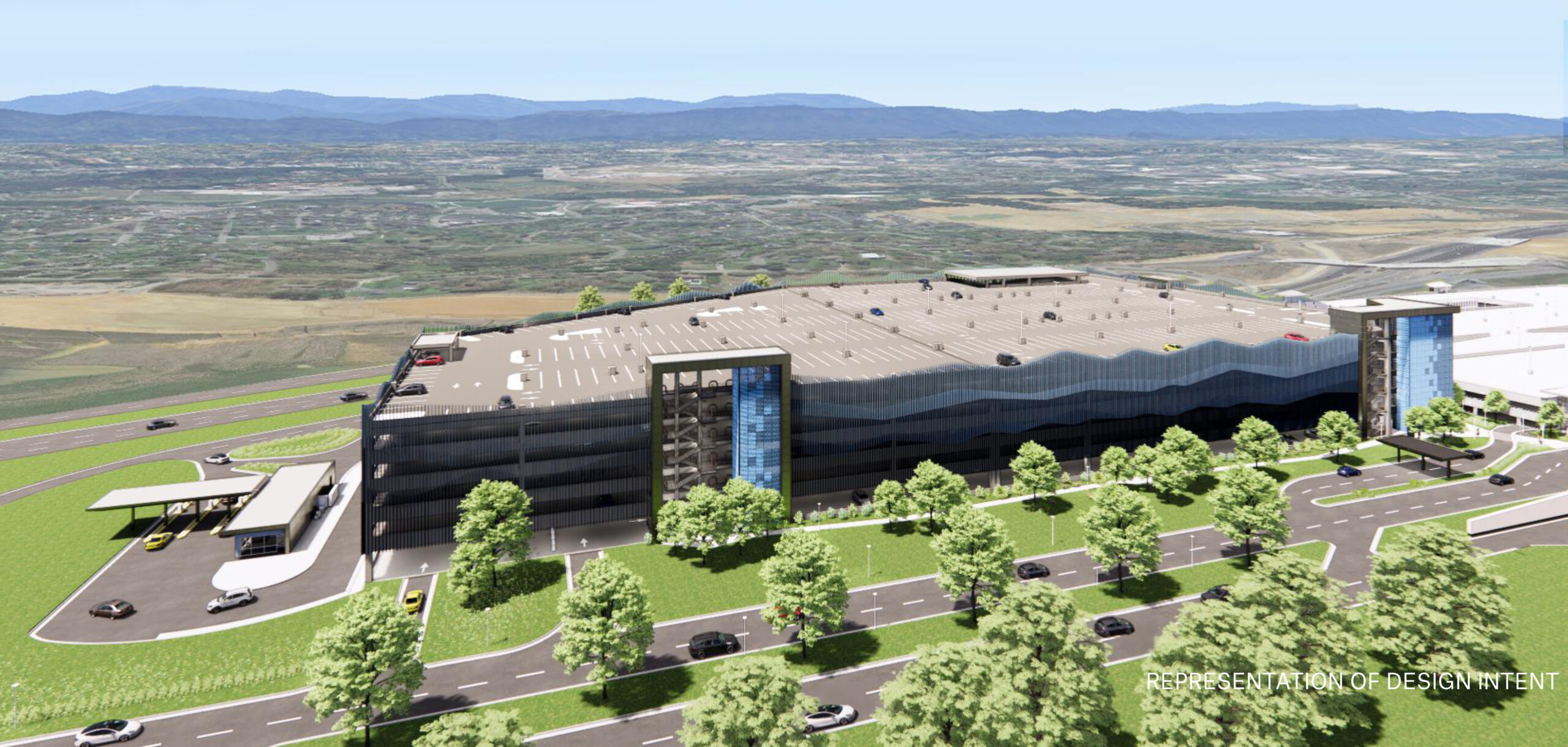 5. Aerial View from North