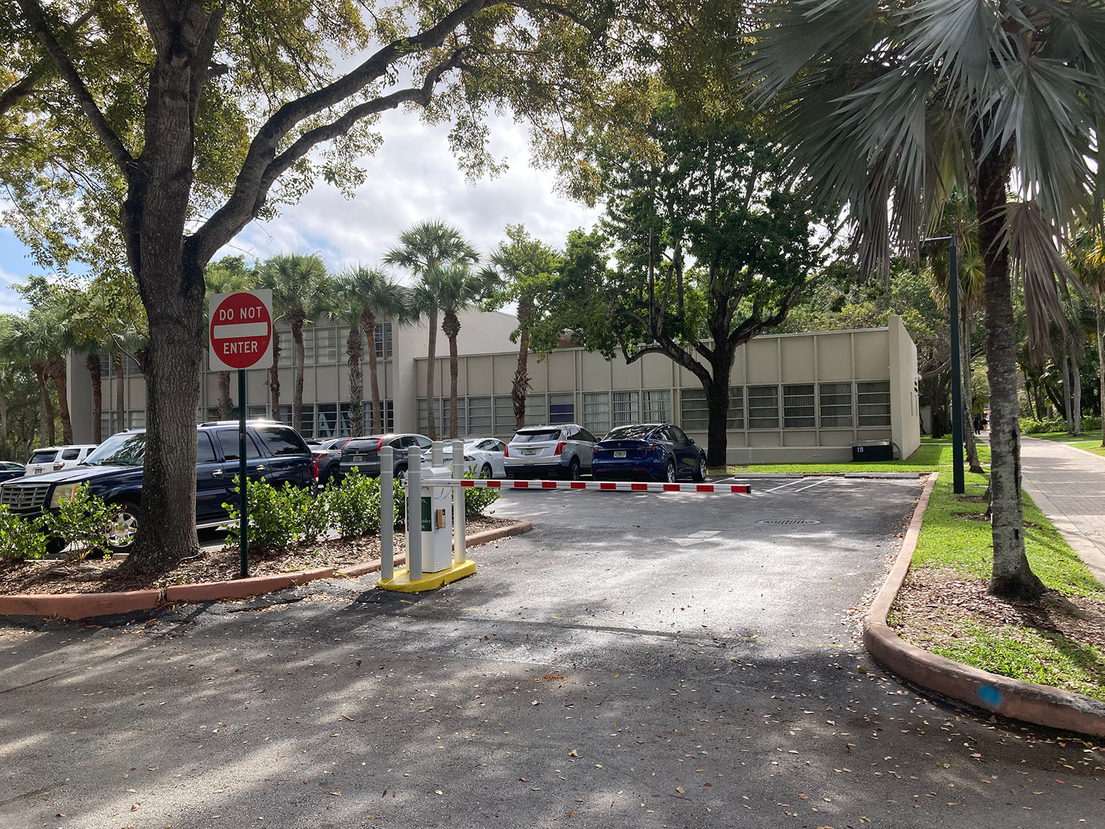 u miami parking lot A parking lot on the U Miami campus